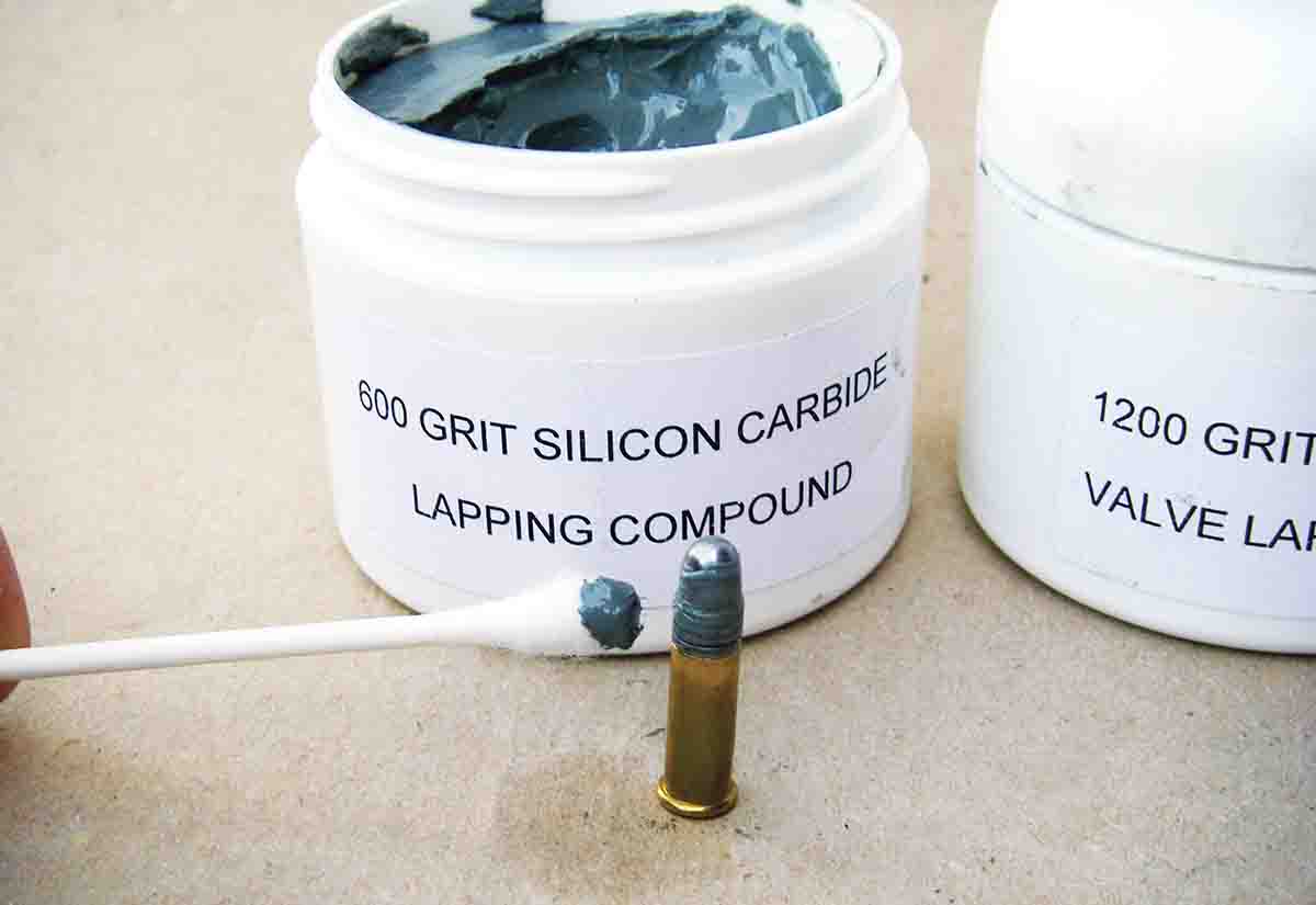 A 600-grit silicon carbide lapping compound was used to fire lap the bore and resulted in improved accuracy.